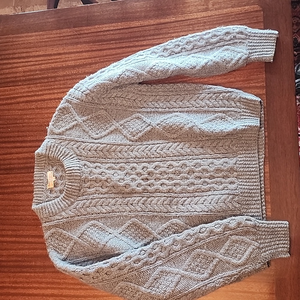 Dean's hand knitted sweater, size XL, blue